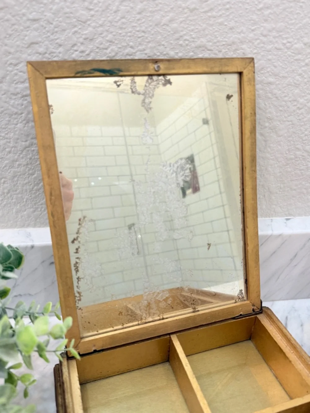 Rare antique Godey’s jewelry box dating to 1845 — over 175 years old!